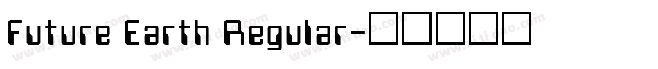 Future Earth Regular字体转换